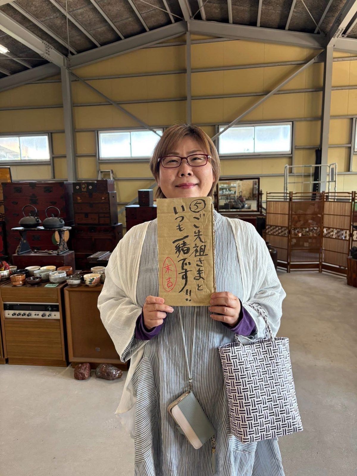オープン当日：来店者の記念写真